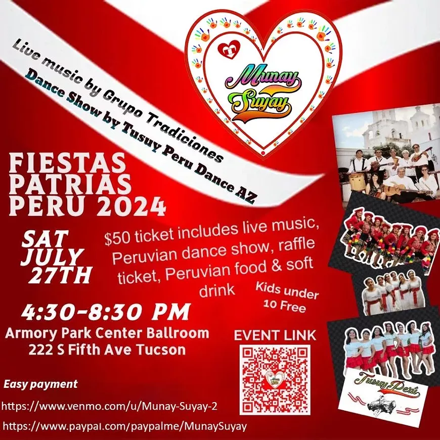Fiestas Patrias Peru 2024 Armory Park Special Events Tucson Weekly