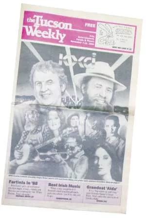 Glorious Radio With Guts: Writer Dale Hopper celebrates KXCI's first anniversary. -- Nov. 7, 1984 - CHRISTOPHER ANDREWS