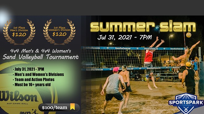 Jul 31st Sand Volleyball Tournament Men’s & Women’s 4v4