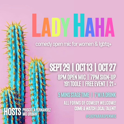 Lady Haha Comedy Open Mic for Women & LGBTQ+