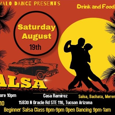 New Latin Night 1 Hour Beginner Salsa Class Followed by Dancing until 1am