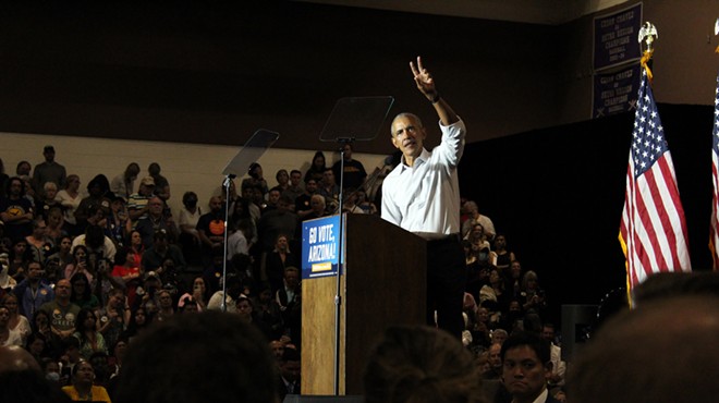 President Obama stops in Phoenix for AZ Dems rally