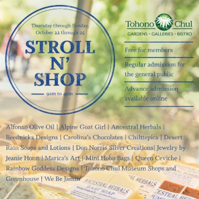 Tohono Chul's Stroll N' Shop
