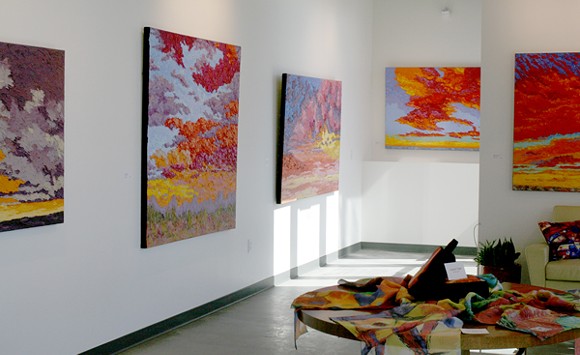 The Artful Living Gallery is now open and full of color. - HEATHER HOCH