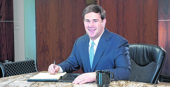 Well just look at that smile on Doug Ducey!