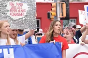 Catalina Foothills junior Peris Lopez (middle, front): “Gun violence has become a normality, and the schools that have not experienced a threat have become the exception. The constant possibility of an attack is what motivated me to fight against the unacceptable position our nation is in.” - DANYELLE KHMARA