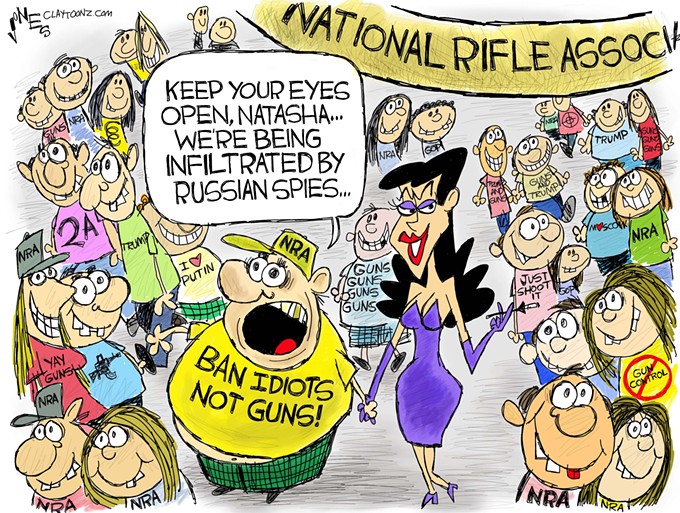 Claytoon of the Day: The NRA is Fatale