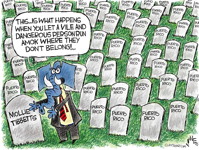 Claytoon of the Day: Puerto Rico Death Toll