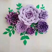 Giant Paper Flower Making Workshop at Craft Revolt