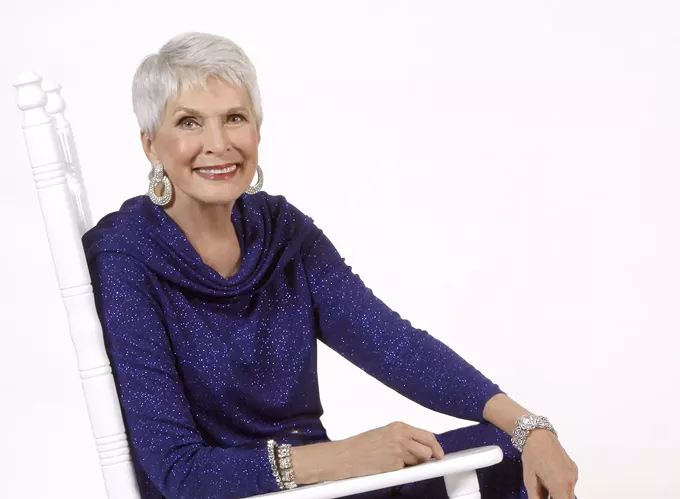 Here’s Jeanne Robertson pretending to use a rocking chair like an old person. She’ll rock the Fox Theatre March 29. - JEANNEROBERTSON.COM