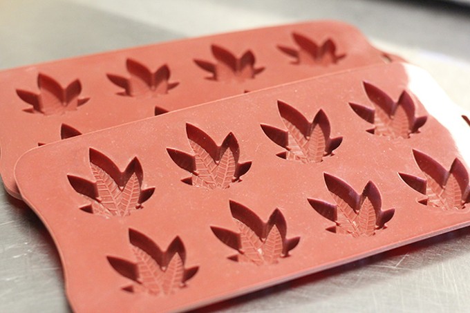 Bakers use molds to craft marijuana candy. - COURTESY PHOTO