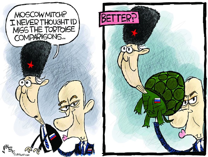 Claytoon of the Day: Moscow Mitch