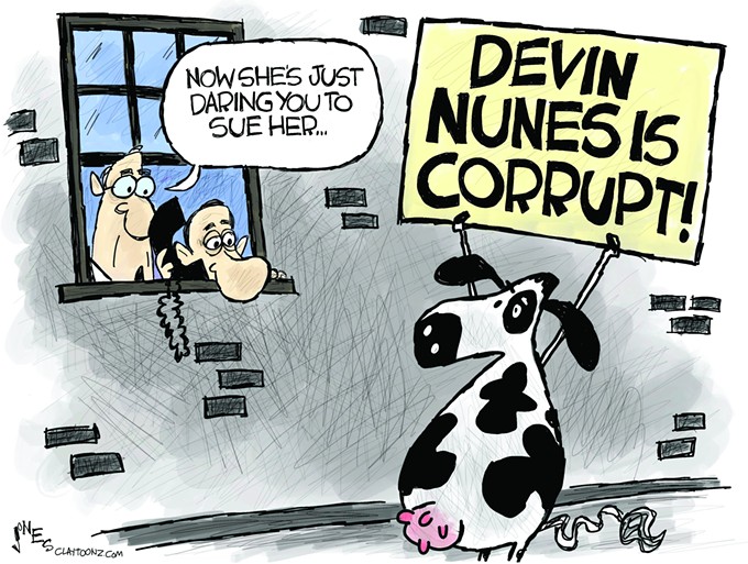 Claytoon of the Day: Moo Trouble For Devin