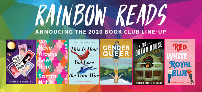 A new year, a new Rainbow Reads lineup!