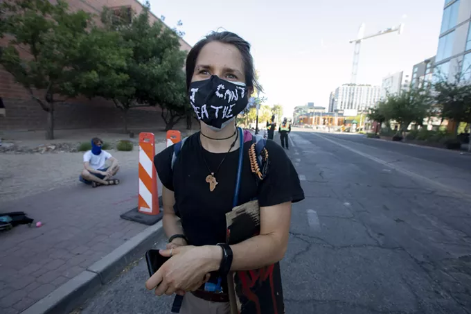 Scenes from the Black Lives Matter Protest March on 4th of July