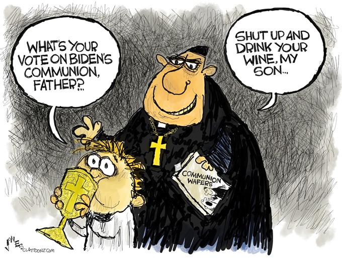 Claytoonz: Biden's Communion