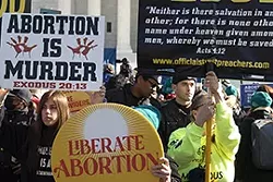 Hundreds of protesters, on both sides of the abortion debate, rallied at the Supreme Court in December as justices heard a challenge to a Mississippi law that many think could be the end of Roe v. Wade. Arizona advocates, meanwhile, are not waiting for the court but are pressing ahead with legislation. - ULYSSE BEX/CRONKITE NEWS