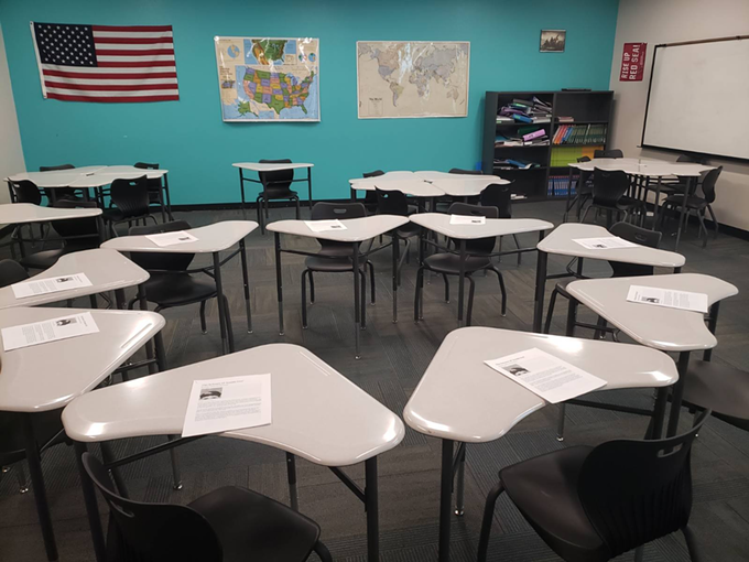 This is Billy's classroom