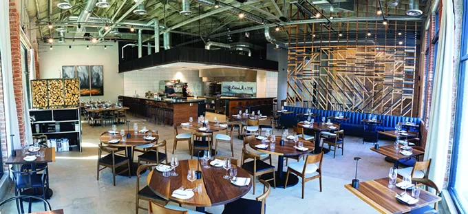 “The fire here delivers just a hint of smoke in a cold, raw dish. It’s the most finessed and delicate dish on the menu from a smoke perspective,” said BATA chef Tyler Fenton. - COURTESY PHOTO