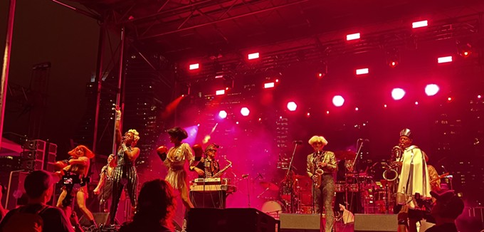 Golden Dawn Arkestra performs at SXSW in Austin, Texas. - PHOTO BY | JIM NINTZEL