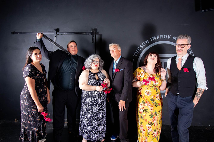 Cast members of TIM’s improv show “The Dating Scene” create good times from audience members’ bad dates. - SUBMITTED PHOTO