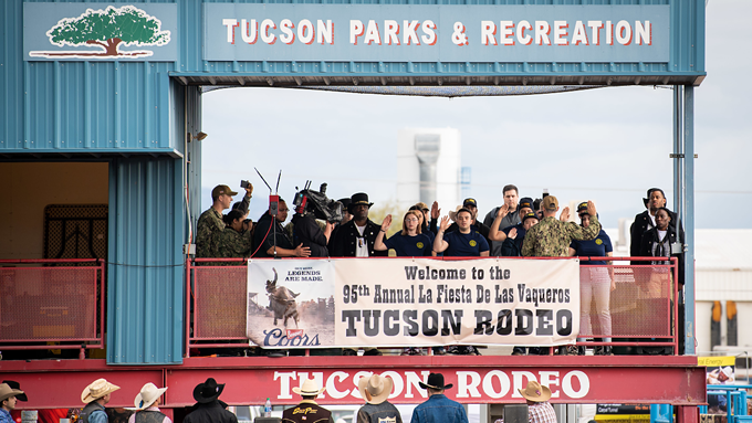 Navy Week sailing into Tucson during rodeo