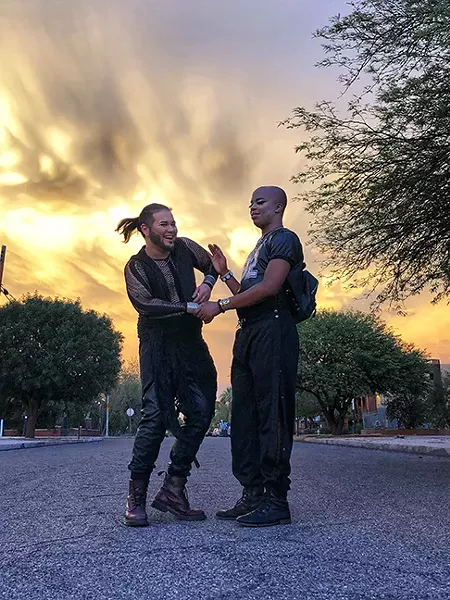 Cain and Or'ion in Tucson. - BRIAN SMITH