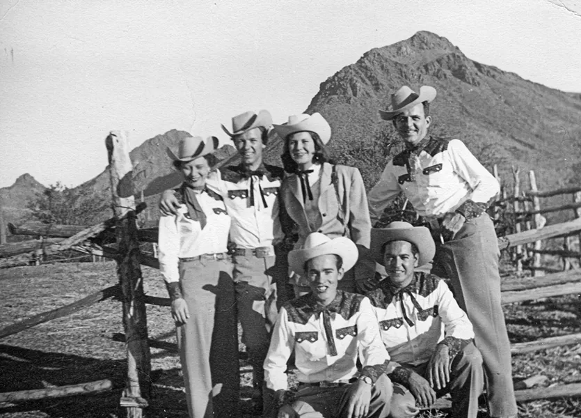 Kenny Smith's group at Old Tucson. - COURTESY PHOTO
