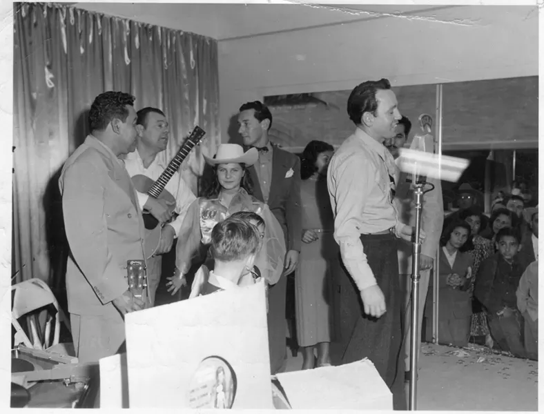 LaVerne performing in the window of Steinfeld's Department Store, downtown Tucson 1952. - COURTESY PHOTO