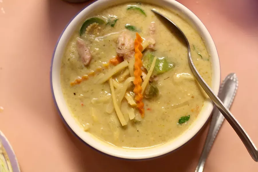 Aromatic green curry from Karuna’s will satisfy your itch for Thai food. - HEATHER HOCH