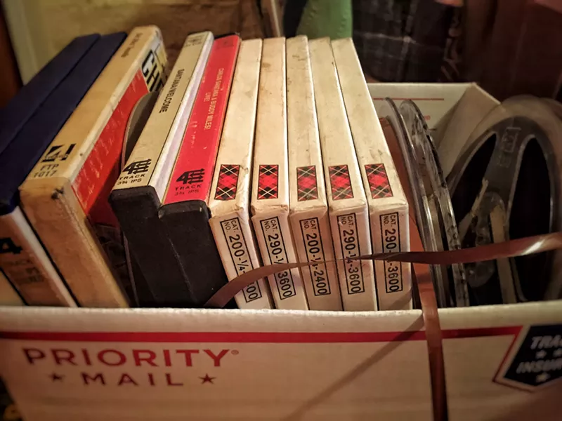 Box of L.S.D. reels.
