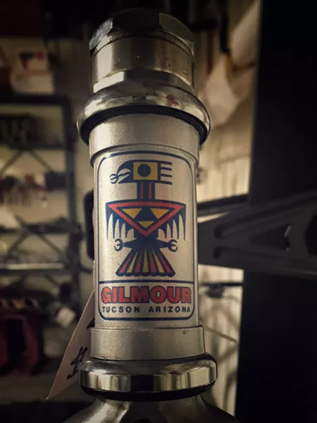 Inside the Gilmour Bicycles workshop. - BRIAN SMITH
