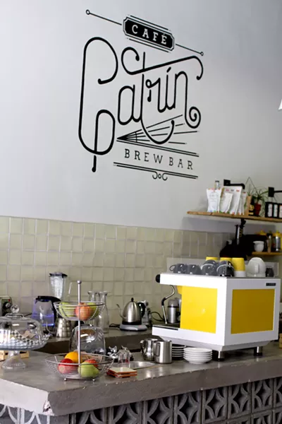 Boutique coffee served Sonoran style at Cafe Catrín. - HEATHER HOCH