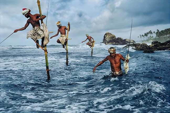 “Fisherman at Weligama,” Sri Lanka, 1995,  by Steve McCurry, whose work will be on display at Etherton Gallery from Sept. 7 though Nov. 10.