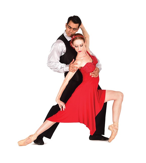 Jenna Johnson and Mauricio Vergara of Ballet Tucson in the music-and-dance concert Viva Piazzolla!