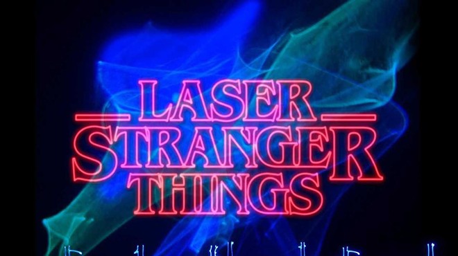 Laser Stranger Things at the Flandrau Planetarium