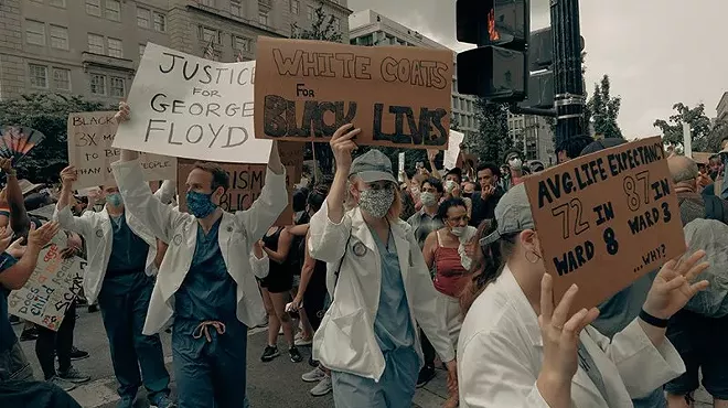 Doctors and nurses joined protesters around the country at Black Lives Matter rallies held in the aftermath of the killing of George Floyd last year. The deaths of Floyd, Breonna Taylor and other Black people at the hands of police sparked a new racial reckoning, and several governors and state legislators have since declared that racism is a public health crisis.