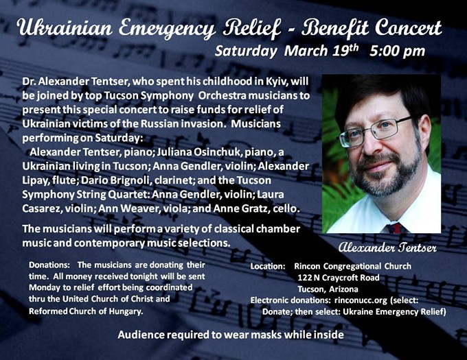 Ukraine Emergency Relief - Benefit Concert
